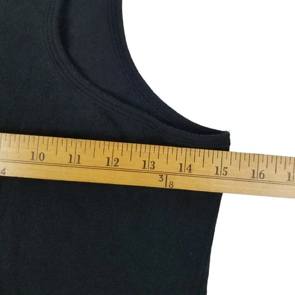 4/$25 The Golden Girls Muscle Tank Juniors Sz S 3/5 Black ABC Quote Shirt - Picture 6 of 9